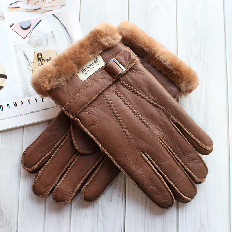Leather Driving Glove - Guantes de piel de oveja para