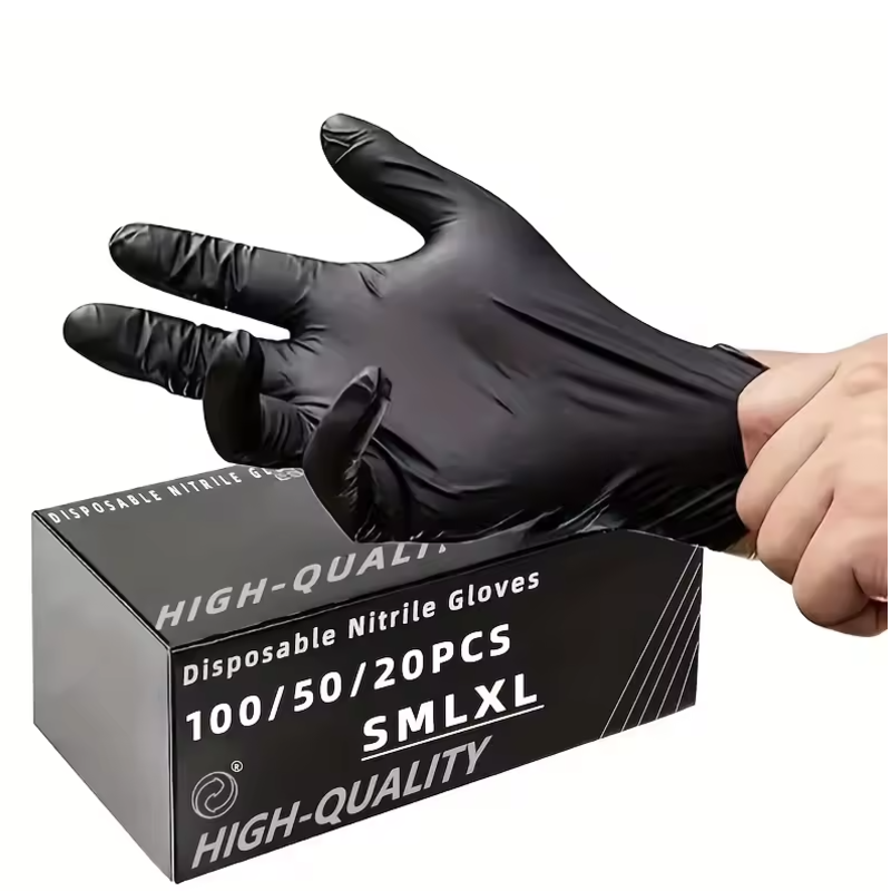 Nitrile Mechanic Glove - 100/50/20PCS Guantes de Nitrilo Gruesos Desechables