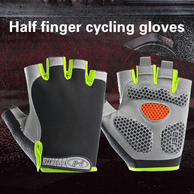 Fingerless Glove Knit - Guantes de Ciclismo de Medio Dedo