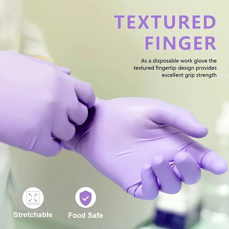 Guantes de Nitrilo Morados Des - Exam Glove Nitrile reseña y precio