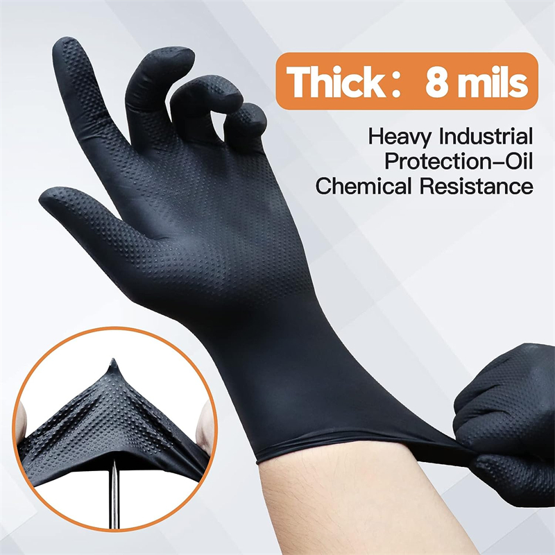 Guantes de nitrilo negros dese - Nitrile Mechanic Glove reseña y precio