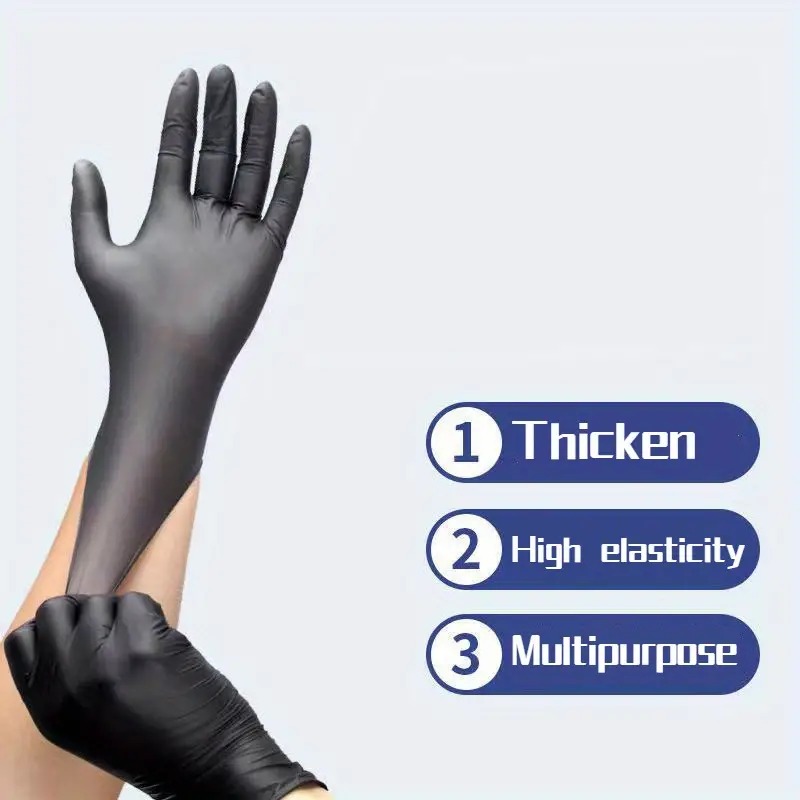 100/50/20PCS Guantes de Nitril - Nitrile Mechanic Glove reseña y precio