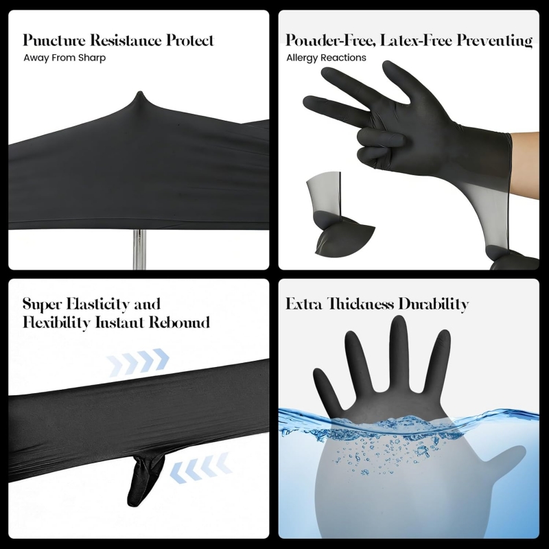 Guantes Desechables de Nitrilo - Nitrile Mechanic Glove reseña y precio