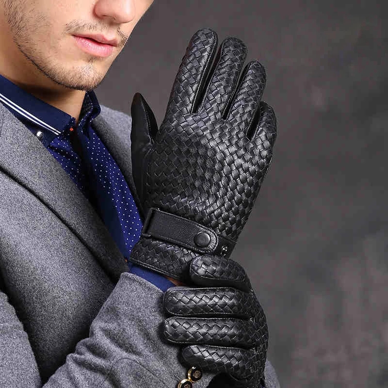 Guantes de piel auténtica para - Leather Driving Glove reseña y precio