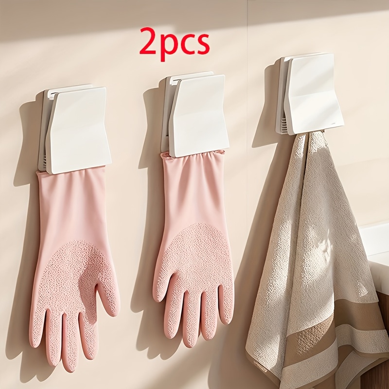 2 piezas de ganchos organizado - Rubber Glove Cleaning reseña y precio