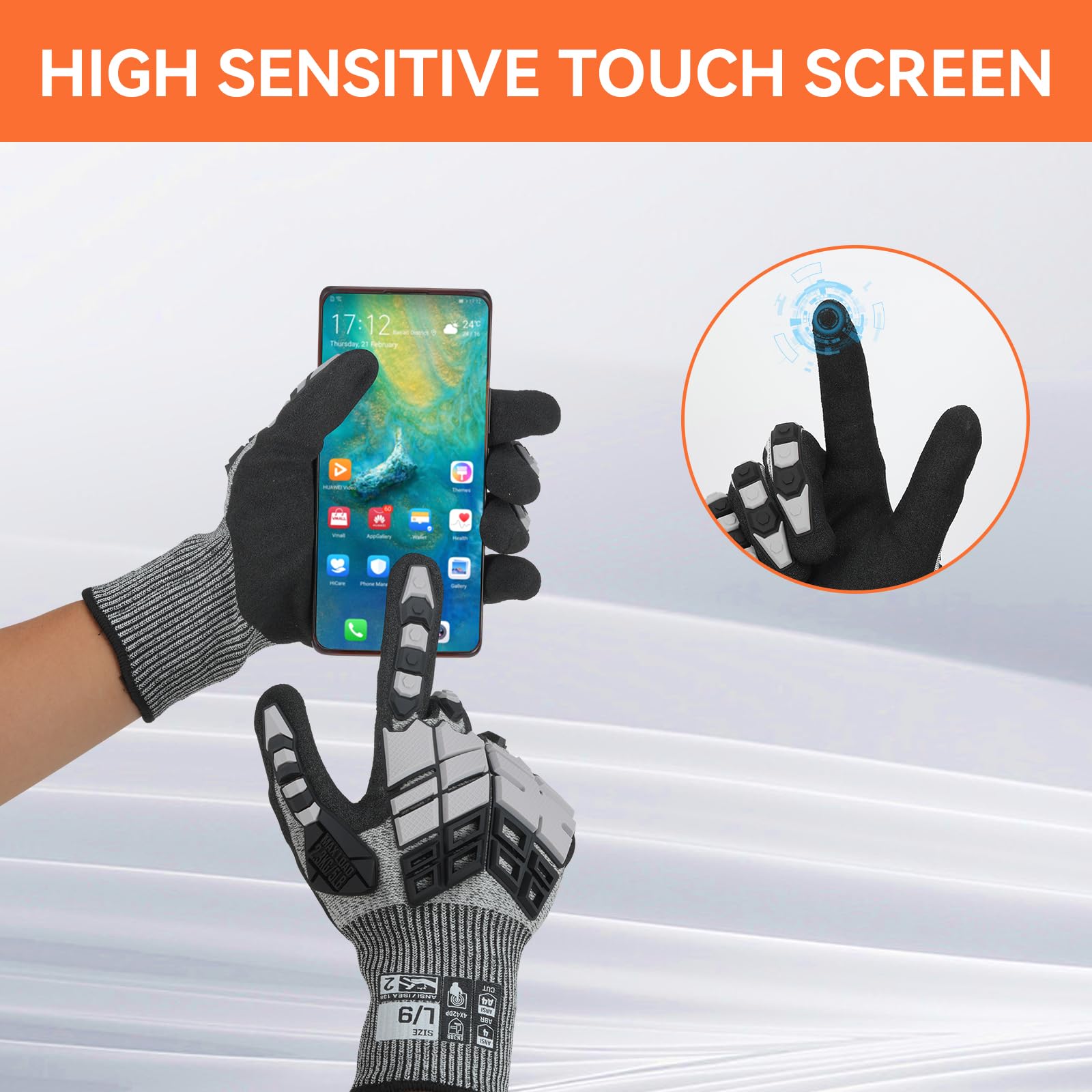 Guantes Anti-Impacto con Prote - Cut Resistant Glove reseña y precio