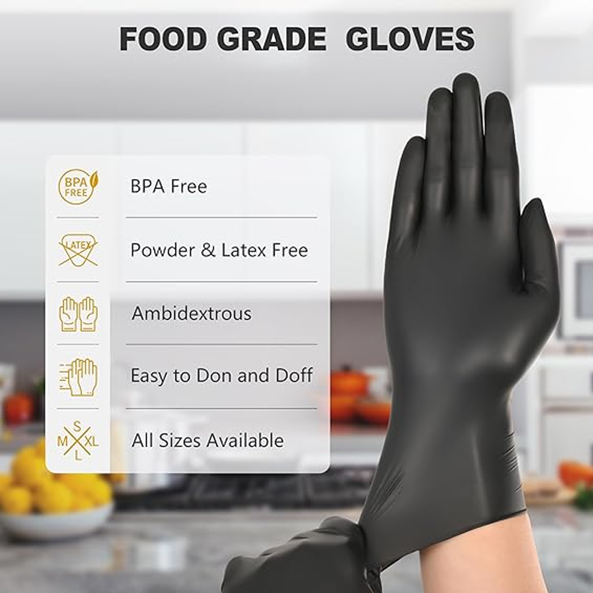 Guantes de Nitrilo Negros Resi - Nitrile Mechanic Glove reseña y precio